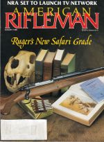 Vintage American Rifleman Magazine - August, 1990 - Very Good Condition