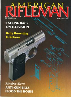 Vintage American Rifleman Magazine - September, 1990 - Very Good Condition