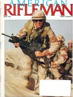 Vintage American Rifleman Magazine - April, 1991 - Very Good Condition