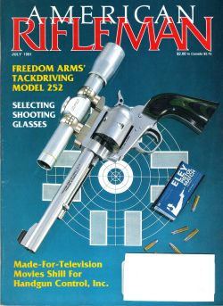 Vintage American Rifleman Magazine - July, 1991 - Very Good Condition