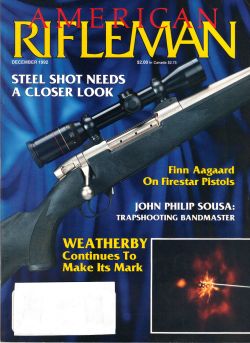 Vintage American Rifleman Magazine - December, 1992 - Very Good Condition