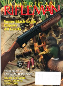 Vintage American Rifleman Magazine - January, 1993 - Very Good Condition