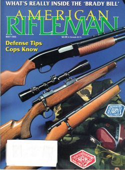 Vintage American Rifleman Magazine - May, 1993 - Very Good Condition