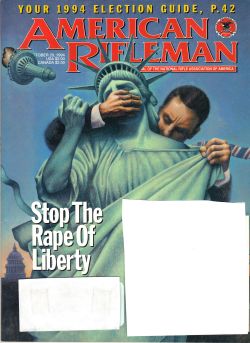Vintage American Rifleman Magazine - October, 1994 - Very Good Condition
