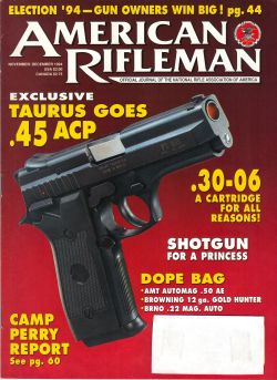 Vintage American Rifleman Magazine - November/December, 1994 - Very Good Condition