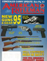 Vintage American Rifleman Magazine - April, 1995 - Very Good Condition