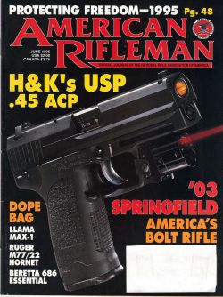 Vintage American Rifleman Magazine - June, 1995 - Very Good Condition