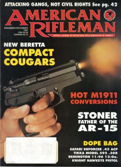 Vintage American Rifleman Magazine - November/December, 1997 - Very Good Condition