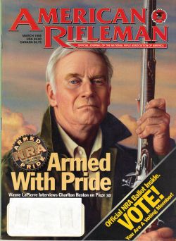 Vintage American Rifleman Magazine - March, 1998 - Very Good Condition