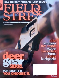 Vintage Field and Stream Magazine - August, 2001 - Like New Condition - Midwest Edition