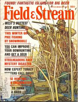 Vintage Field and Stream Magazine - November, 1970 - Very Good Condition