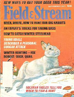 Vintage Field and Stream Magazine - November, 1971 - Very Good Condition