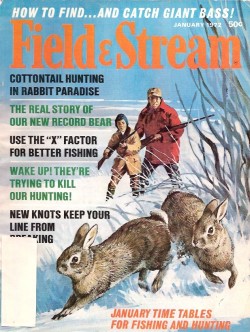 Vintage Field and Stream Magazine - January, 1972 - Good Condition