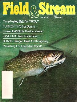 Vintage Field and Stream Magazine - March, 1975 - Good Condition