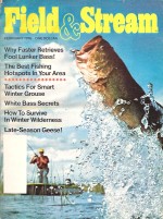 Vintage Field and Stream Magazine - February, 1976 - Good Condition