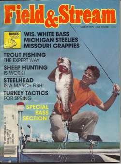 Vintage Field and Stream Magazine - March, 1979 - Very Good Condition - Northeast Edition