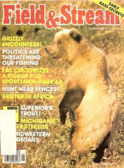 Vintage Field and Stream Magazine - January, 1982 - Like New Condition - Midwest Edition