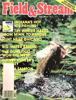 Vintage Field and Stream Magazine - February, 1982 - Very Good Condition - Midwest Edition