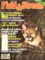 Vintage Field and Stream Magazine - March, 1982 - Very Good Condition - Midwest Edition