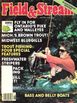 Vintage Field and Stream Magazine - June, 1982 - Very Good Condition - Midwest Edition