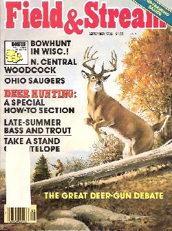 Vintage Field and Stream Magazine - September, 1982 - Very Good Condition - Midwest Edition