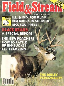 Vintage Field and Stream Magazine - November, 1982 - Like New Condition - Northeast Edition