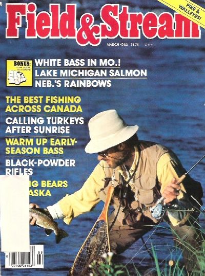 Vintage Field and Stream Magazine - March, 1983 - Very Good Condition -  Midwest Edition
