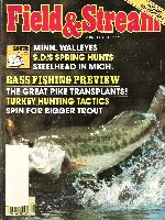 Vintage Field and Stream Magazine - April, 1983 - Good Condition - Northeast Edition