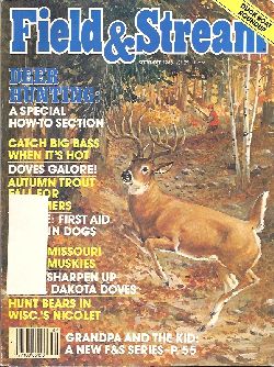Vintage Field and Stream Magazine - September, 1983 - Like New Condition - Midwest Edition