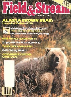 Vintage Field and Stream Magazine - January, 1985 - Like New Condition - Northeast Edition