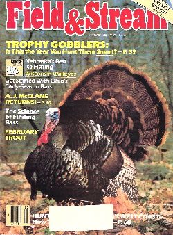 Vintage Field and Stream Magazine - February, 1985 - Like New Condition - Midwest Edition