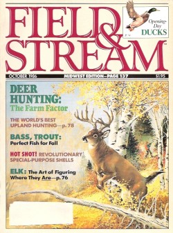 Vintage Field and Stream Magazine - October, 1986 - Like New Condition - Midwest Edition
