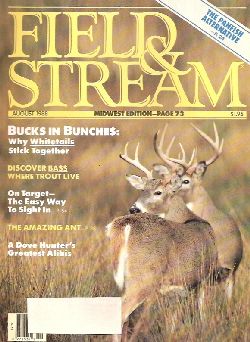 Vintage Field and Stream Magazine - August, 1988 - Like New Condition - Midwest Edition