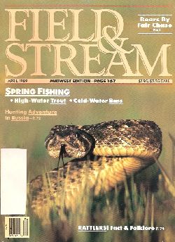 Vintage Field and Stream Magazine - April, 1989 - Like New Condition - Midwest Edition