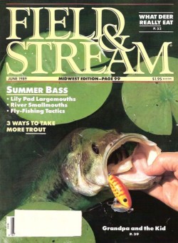Vintage Field and Stream Magazine - June, 1989 - Like New Condition - Midwest Edition