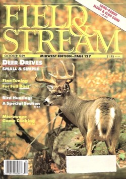 Vintage Field and Stream Magazine - October, 1989 - Like New Condition - Midwest Edition