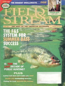 Vintage Field and Stream Magazine - July, 1995 - Very Good Condition - Midwest Edition