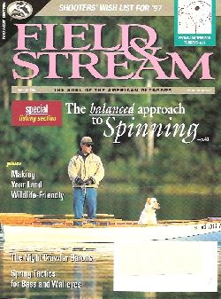 Vintage Field and Stream Magazine - March, 1997 - Like New Condition - Midwest Edition