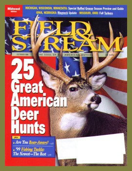 Vintage Field and Stream Magazine - October, 1998 - Like New Condition - Midwest Edition