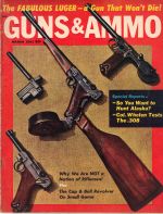Vintage Guns & Ammo Magazine - March, 1961 - Good Condition