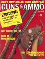 Vintage Guns & Ammo Magazine - March, 1968 - Very Good Condition