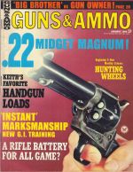 Vintage Guns & Ammo Magazine - January, 1969 - Very Good Condition