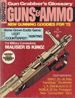 Vintage Guns & Ammo Magazine - April, 1972 - Good Condition