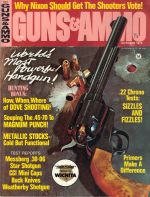 Vintage Guns & Ammo Magazine - October, 1972 - Very Good Condition