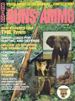 Vintage Guns & Ammo Magazine - May, 1974 - Very Good Condition