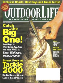Vintage Outdoor Life Magazine - March, 2000 - Like New Condition - Midwest Edition