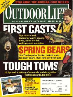 Vintage Outdoor Life Magazine - April, 2002 - Very Good Condition