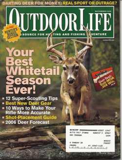 Vintage Outdoor Life Magazine - September, 2006 - Like New Condition