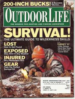 Vintage Outdoor Life Magazine - March, 2007 - Like New Condition