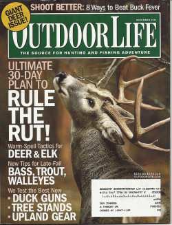 Vintage Outdoor Life Magazine - November, 2007 - Very Good Condition